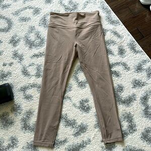 Athleta Ultra High Rise Elation 7/8 Tight, size small, tan